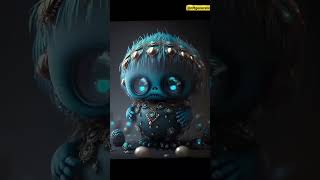Adorned monsters, nft collection on objktcom.   #Qi #midjourney #nftart #nftcollector #aiartwork