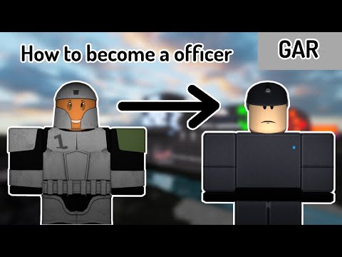 How to become a officer (GAR)