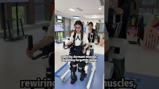 15 Years Paralyzed  , Technology Restored Her walk #wheelchair #exoskeleton #robot