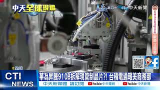 【每日必看】陸違反晶片管制替華為下訂單? 美媒:台積電已通報 20241023