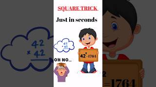 Square Trick #shorts #short #youtubeshorts #ytmath #subscribe #math #education #tricks #maths #tips