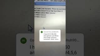 these are my codes..I swapped the cam sensor from passenger side to the bank 1 cam sensor spot.