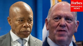 Eric Adams Responds To Tom Homan Saying He'll Flood NYC With ICE Officers