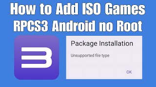 How to Add ISO Games in RPCS3 RPCSX Android no Root