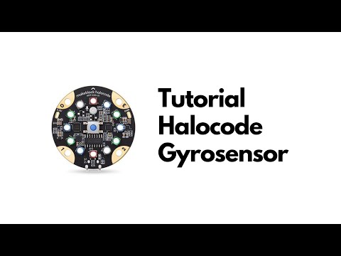 Tutorial Dasar Halocode dengan Gyro Sensor