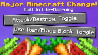 The New Minecraft Snapshot adds Lite-Macroing... (Hypixel Skyblock News!)