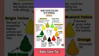 Baby Poop Colours , Is it Normal | Baby Care #youtubeshorts #baby