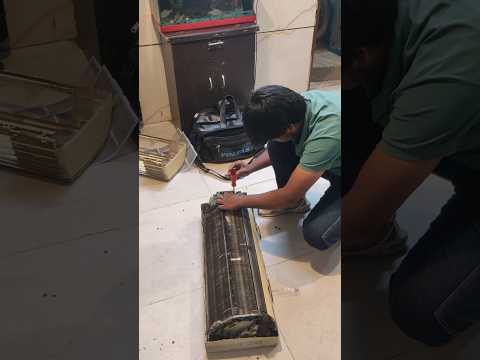 Ac Technician Split Ac coil repair #rehanshorts #technician #macnic #airconditioner #viralvideo