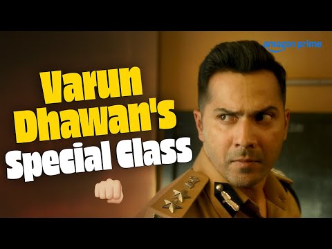 Varun Dhawan's SPECIAL CLASS in Baby John is here📚 | Action Movie On Prime Video India