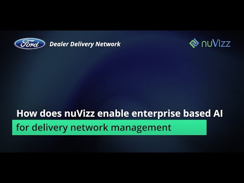 How nuVizz Enables Enterprise-Scale AI for Delivery Network Management