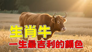 【生肖牛】一生「最吉利的顏色」屬牛人穿這個顏色的衣服，運勢大吉大利！告別勞碌命，好運自來，財源滾滾！| 佛語 #運勢 #地震 #風水 #佛教 #生肖  #易學智慧#佛語禪心 #花好月圓 #平安是福