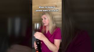Happy hour isn’t necessarily out of the question for hospice patients #happyhour #cocktail #hospice