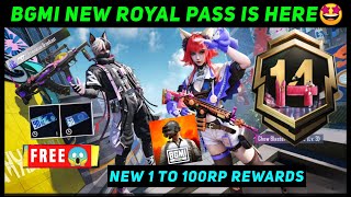 BGMI NEW ROYALE PASS A14 PURCHASE / BGMI A14 ROYAL PASS REWARDS / BGMI A14 RP 60 UC VOUCHER KAISE LE