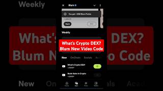What's Crypto DEX? Code | Blum Verify Code | Blum Verification Code | Blum Verify Code #telegram