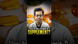 How to Take Vitamin-D Supplement ? (Dosage,Timing) | Dt.Bhawesh | #diettubeindia #dietitian #shorts