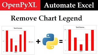 REMOVE LEGENDS from Charts in Excel Workbooks 🐍 Python and OpenPyXL | Data Automation