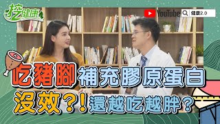 補充膠原蛋白 吃豬腳沒效？！還越吃越胖？【挖健康精華】