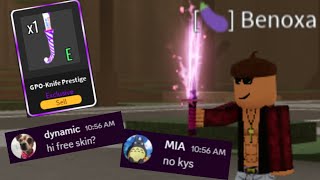 Playing with the OWNER of Da Hood...(He gave me a skin)