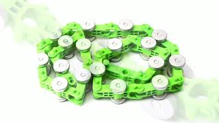 Sjec Escalator Parts Escalator Rotary Chain Green 17/19/22/24/32 Joints, Sjec Escalator Rotary Chain