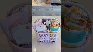 *asmr* spring gift basket 🌸 #asmr #aesthetic #spring #easter #giftbasket #pink