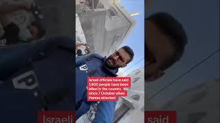 Distressing moments after airstrike
