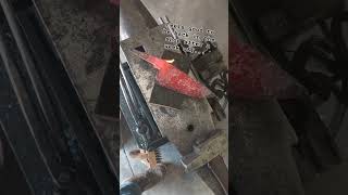 Petty Chef As Forged #bladesmith #bladesmithing #forged #integralchef #kitchenknife #chefknife
