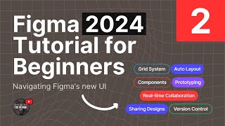 Figma 2024 Tutorial for Beginners | Part 2 - Grids, Autolayout, Components, Prototyping, Plugins
