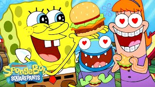 Every Krabby Patty from Seasons 4, 5, and 6! 🍔 | 45 Minute Compilation | @SpongeBobOfficial