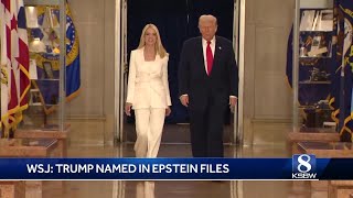 White House calls report linking Trump to Epstein documents 'fake news'