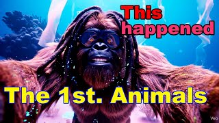 These were the first complex organisms, the first animals on Earth, around 600 million years ago