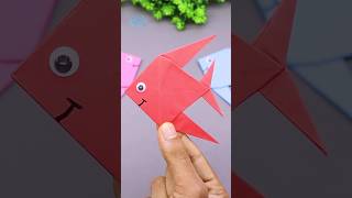 How to Make Paper Fish for Kids🐠Easy Origami Fish - Nursery Craft Ideas #diy  #papercrafts