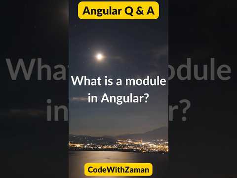 Angular Module Explained: A Beginner’s Guide 🚀