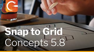 Concepts 5.8 for iOS | Snap to Grid
