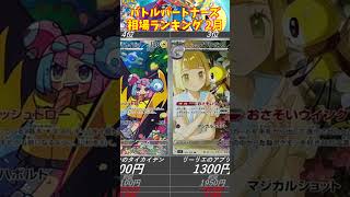 【ポケカ】バトルパートナーズ 相場ランキング 2月 下落 AR＆プロモ