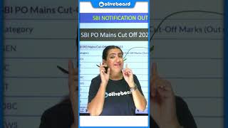 SBI PO Cut Off Trend Analysis #oliveboard #sbipo #sbi #notification #shorts