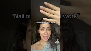 Nail oiling works! #nailgrowth #naturalnails #nailcare #nails #nailgrowthtips #healthynails