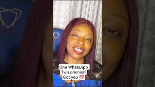 How to Use ONE WhatsApp Account on TWO Phones ( iPhone and android)