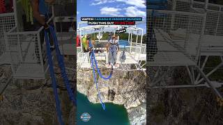 He was STRUGGLING 🤣 #bungeejumping #usa #washingtondc #baltimore #scared #adrenaline