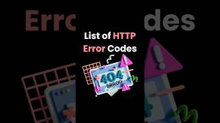 List of HTTP errors #https #error #coding #http #codinglife #webdevelopment #fullstack #trending