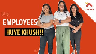 Employees become happy... Here's the reason! | Synoriq Office Reels | Corporate Fun