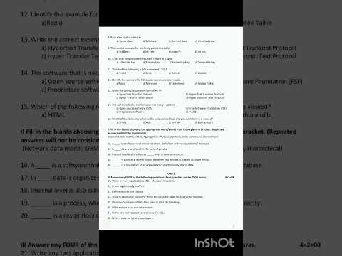 annualmodelCSpaper#computerscience#viralvideo #questionpaper #youtubeshorts #forstudent #study