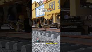 Begini China Bangun Jalur Rel dalam Sekejap!