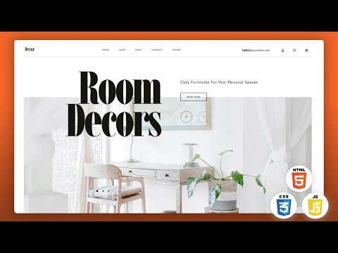 Responsive E-commerce Website in HTML/CSS/JS | Tutorial for Beginners with Source Code