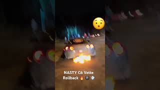 C6 Vette burnout #burnout #fyp #C6 #corvettefans #corvette #burnout #rollback