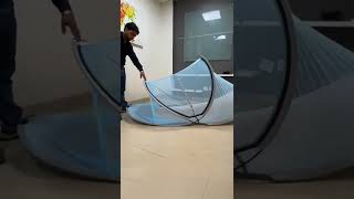 Amazinghind single bed mosquito net - Folding Instruction