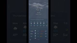 Iphone 13 Weather app forecast #weather #iphone #iphone13 #ytshorts #shortvideo #shorts #weathernews