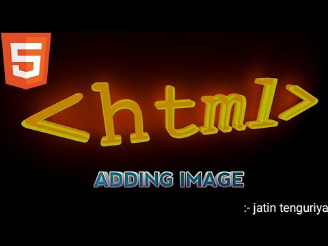 How to add image to the website | HTML tutorial by jatin tenguriya | SRC attribute of html