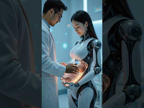 Pregnant Meibot  🤖 and Her Baby #Meibot #future #robot #life #baby #youtubeshorts