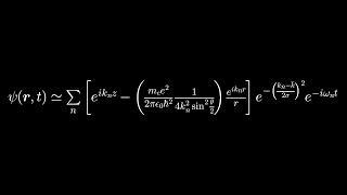 【量子力学】クーロンポテンシャルによるラザフォード散乱（ガウス波束）
