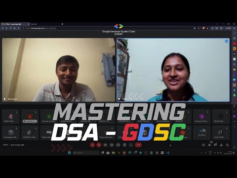 Mastering Data Structures and Algorithms Session | Leetcode | DSA Learning Series | GDSC CUSAT